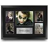 HWC Trading FR A3 Heath Ledger Joker presenta foto autografata stampata per i fan dei cimeli del cinema, formato A3, con cornice