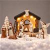 Ulable Presepe di Natale 14 Pezzi con Statuine in Resina dipinto a mano prodotto | Scena della Natività con Maria Giuseppe Sacra Famiglia,Re Magi Angeli,Decorazione Natalizia da Tavolo soggiorno Idea Regalo