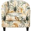 Meigeh Copripoltrona 1 Posto Copripoltrone Chesterfield Elasticizzato Copripoltrona 2 Pezzi da Club Cocktail Ombra di Un Fiore
