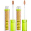 NYX Professional Makeup Wonder Snatch Concealer Correttore Waterproof 13 Medium Light Definisce Scolpisce Corregge Lunga Tenuta 24H Formula Vegana con Estratto di Guaranà e Peptidi - 2 Flaconi da 3ml