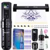 MAST TATTOO Mast Fold2 Pro Macchina Tatuaggi Kit 7 Corse 2.2-4.2mm 2000mAh Batteria | Stampante Per Tatuaggi, Attrezzatura Completa Con Stencil Stuff, Inchiostro Per Tatuaggi E Aghi, Per Principianti E Artisti