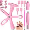 WiDream Set da 8 Magneti Occhio di Gatto Multifunzionali, Calamita Potente per Nail Art, con Magnete Occhio di Gatto 6 in 1, Strumento Magnetico 3D Unghie, Magnete per Gel e Smalto Occhio di Gatto