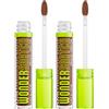 NYX Professional Makeup Wonder Snatch Concealer Correttore Waterproof 25 Mocha Definisce Scolpisce Corregge a Lunga Tenuta 24H Formula Vegana con Estratto di Guaranà e Peptidi - 2 Flaconi da 3ml