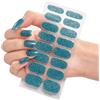 Generisch Adesivi per unghie in gel per | Impacchi semi-tagliati con finitura durevole, facile da applicare e rimuovere, eleganti per unghie per donne e adolescenti