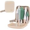 BÉABA, Kit Pulizia Biberon da Viaggio 7 in 1, Scovolini + Scolapiatti | 7 in 1, 3 scovolini, scolapiatti pieghevole, 4 bracci regolabili, dispenser sapone, set da viaggio compatto