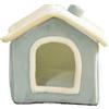 Generic Caverna per gatti | Cuccia per gatti | Cuccia per gatti coperta in peluche | 40 x 35 cm/15,75 x 13,78 pollici, casa invernale impermeabile per riposare,