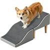 Générique per cani per letto corrimano scale pieghevole e convertibile in pouf | Pedana in legno per animali domestici per cani anziani Cuccioli Divano Auto Soggiorno Camera Interni