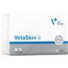 Vet Expert VetoSkin | Capsule Twist-Off per cani e gatti | 60 pz | In blister | VetExpert | Alimento complementare | Per pelle normale & mantello curato | Con acidi grassi Omega, zinco & biotina