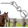 FANTU Anello per Cravatta per Cavalli Anelli di Cravatta Inossidabile | Anello per Legare per Cavalli con Golfare per Cavalli Accessori per Cavalli di Sicurezza a Sgancio Rapido