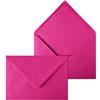 Netuno 20 buste da lettera rosa scuro B6 12,5x17,5 cm raffinate ed eleganti | 120g · carta pregiata liscia per battesimo, baby shower, compleanno, inviti, partecipazioni, cartoline, biglietti e auguri