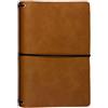 Generic Copertina per taccuino formato A5, stile vintage, in pelle PU, copertina | | Riutilizzabile ricaricabile Planner Shell Book Protector Sleeve Card Slots Bookmark Holder Diary Notepad Organizer Busta