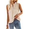 TUUHAW Canotte Donna Estive T Shirt Elegante Senza Maniche Magliette Estiva | Scollo a V, Bohémien Camicia, Casual Pizzo Tank Top, Allentate Blusa, Vintage Tinta Unita, Classico Canottiera, Affari Lavoro