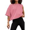 AirMood Oversize Allenamento Crop Tshirt Top Oversize Casual