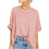 Cicy Bell Maglietta oversize da donna estiva a maniche corte girocollo top a maniche corte casual camicie basic allentate da donna elegante camicetta maglietta