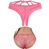 ohyeahlady Slip Donna Sexy Hot con Buco Perizoma Aperto Taglie Forti | Mutande Brasiliana Pizzo,Tanga Curvy,Mini perizoma aperto,Mutandine Vita Bassa,Bikini,Culotte,intimo seducente,Underwear