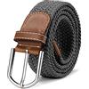 DonDon Cintura in tessuto elasticizzato da donna e da uomo lunghezza da 100 a 120 cm intrecciata