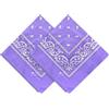 ZENO Bandana - 100% Cotone & Fibre Naturali - Foulard Senza Poliestere - Alta Qualità, Morbida, Resistente & Lavabile - Bandana Uomo e Donna - Unisex & Bambini - 2 Pack
