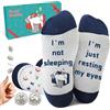 CYBIONE Calzini Gamer Divertenti, Do Not Disturb I'm Gaming in Cotone, Taglia Unica EU 39-45