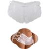 ohmydear Mutande Brasiliana Donna Vita Bassa a V Perizoma Seducente in Pizzo Trasparente Slip Sexydonna Hot Taglia Forti Tanga Taglio Traforato Laterale Cavallo in Cotone