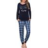 Leversic Pigiama Donna Invernale Cotone Pigiami a Maniche Lunghe Set Pigiama Morbido e Confortevole S-XXL