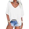 GeGekoko Donna Maglietta Estiva a Maniche Corte T-Shirt Oversize Casual Top Sciolto Camicetta Elegante