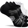 Niorasen Calzini Sportivi Uomo Donna Traspiranti Con Suola Rinforzata, Calzini Uomo Donna Sportivi Corti Unisex In Cotone, Calzini Uomo 6 Paia Bianco E Nero