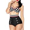 Boolavard Vintage, Costume da bagno push-up retro stile rockabilly retro