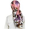RIIQIICHY Sciarpa per la testa come sciarpa per capelli in raso di seta per le donne Sciarpa a bandana di design quadrato per dormire per avvolgere i capelli di notte 90 cm