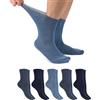 Footstar Donna & Uomo corto gambo o classico Salute Calze (6 paia) Calzini diabetici senza cuciture