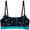Dedoles Bralette Donna Bambina Intimo Cotone Modal Design Divertenti | senza ferretto, spalline regolabili, imbottiture removibili, morbido, traspirante, regalo, fiori avocado unicorno, cotone,