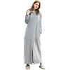 ZFSOCK Vestaglia Lunga Donna Invernale in Pile Morbido con Zip, Accappatoio in Flanella con Cappuccio, Vestaglia Microfibra da Notte per Casa Spa Hotel