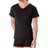 o-day De Fonseca Maglia Intima Uomo Scollo a V Caldo Cotone Interlock (2 Pz) | Manica Corta, Scollo a V, Bianco o Nero, 100% Cotone Interlock, Bordo a Costine, Certificato Oeko-Tex, Taglie M-XXL