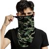 ShopINess Scaldacollo Tubolare Fascia Unisex per Moto Bici Sport Festival - Verde Mimetico