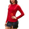 Joyshaper Thermal Maglia Termica Donna Camicia da Collo Rotondo Intimo Termicos Autunno Inverno Termico Top