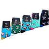 TwoSocks Calzini divertenti colorati per bambini ragazzi ragazze calze divertenti come regalo, traspiranti taglia unica 25-33
