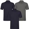 Bonomo Promotion Italia Polo Uomo 100% Cotone piqué | Pacco da 2 o 3 Pezzi | Maniche Corte, Colletto a Costine, 3 Bottoni Tono su Tono, Cuciture Rinforzate e Spacchetti Laterali | Colori Assortiti