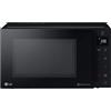 LG MH7235GPS Forno Microonde Smart Inverter con Grill al Quarzo, 32 Litri, 1200 W, Programmi Automatici, 5 Livelli di Potenza, Piatto Microonde Crispy Incluso - Nero Fumè