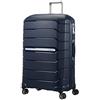 Samsonite Flux Trolley da cabina, 75 cm | Blu Navy, trolley rigido espandibile, 99/111 L, con lucchetto TSA e ruote girevoli scorrevoli