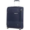 Samsonite Base Boost Valigia Upright Cabina, 55 cm | Blu Navy, valigia morbida, 55H x 40W x 20D cm, 41 L, 2 kg, con lucchetto TSA e tasca frontale ad accesso rapido