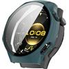 CZhkg TPU Cover per Huawei Watch GT7 Pro 46mm Case, TPU Pellicola Temperata Protettivo Cover, Copertura Resistente all Usura Shell Case per Huawei Watch GT7 Pro 46mm (Verde)