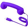 ReachMall Cornetta Retro per usb-c per Cellulare Audio Chiaro Cornetta(Purple) | Design nostalgico, audio per cristallino, connettore per usb-c per attivo, compatibile per ios per android, riduzione rumore
