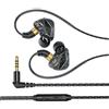 BlissfulAbode Auricolari cablati da gioco con microfono profondo per bassi gaming | Jack da 3,5 mm, microfono trasparente, chiamate in vivavoce, profondo per il miglioramento dei bassi