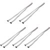 QUARKZMAN 5Pz Cavo a Nastro Piatto Passo 2,54mm L100cm W20mm 16pin | FC a FC, Grigio, Cavo a nastro piatto flessibile Connettore IDC, Filo per Computer, display Led, Dvd, Stampante