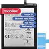 MOBILEX® Batteria HB386483ECW+ per Honor 6X / Huawei Nova Plus | 3340mAh - OEM | Batteria interna con adesivo | Capacità originale