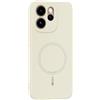 GIOPUEY Cover per Oppo Reno 15, Magnetica Custodia Compatibile con MagSafe, Morbido TPU Silicone Custodia, Resistente all'Usura - Beige