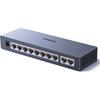 UGREEN Switch Ethernet Gigabit 10 Ports Hub RJ45 10 100 1000Mbps | Non Gestito RJ45 Plug and Play Scocca Metallica Ideale per Ufficio e Casa, per TV Portatile Switch Router Monitor NAS