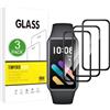 X-Dision [3 Pezzi Pellicola Protettiva Compatibile con Honor Band 7,[Resistente ai Graffi][3D Curved Full Cover] Pellicola Protettiva per Honor Band 7