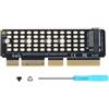 eMagTech M.2 NVMe a PCIe 4.0 Scheda adattatore M Key per 2230 2242 2260 2280 NVMe SSD PCI Express x4 x8 x16 Slot