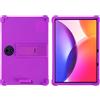 INSOLKIDON Compatibile Per TCL TAB A1 Plus 12.2 inch 9445X Tablet Custodia protettiva in Silicone Cover con Funzione di Supporto Custodia protettiva con copertura totale contro le cadute (Viola)