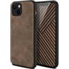 ONEFLOW Pali Case Compatibile con Apple iPhone 13 mini Custodia con protezione per fotocamera, custodia in pelle vegana, cover posteriore di alta qualità, flessibile, ultra sottile, tortora